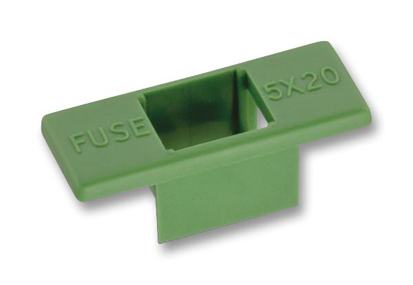 696122003001 CLIP COVER FOR FUSEHOLDER, GREEN WURTH ELEKTRONIK