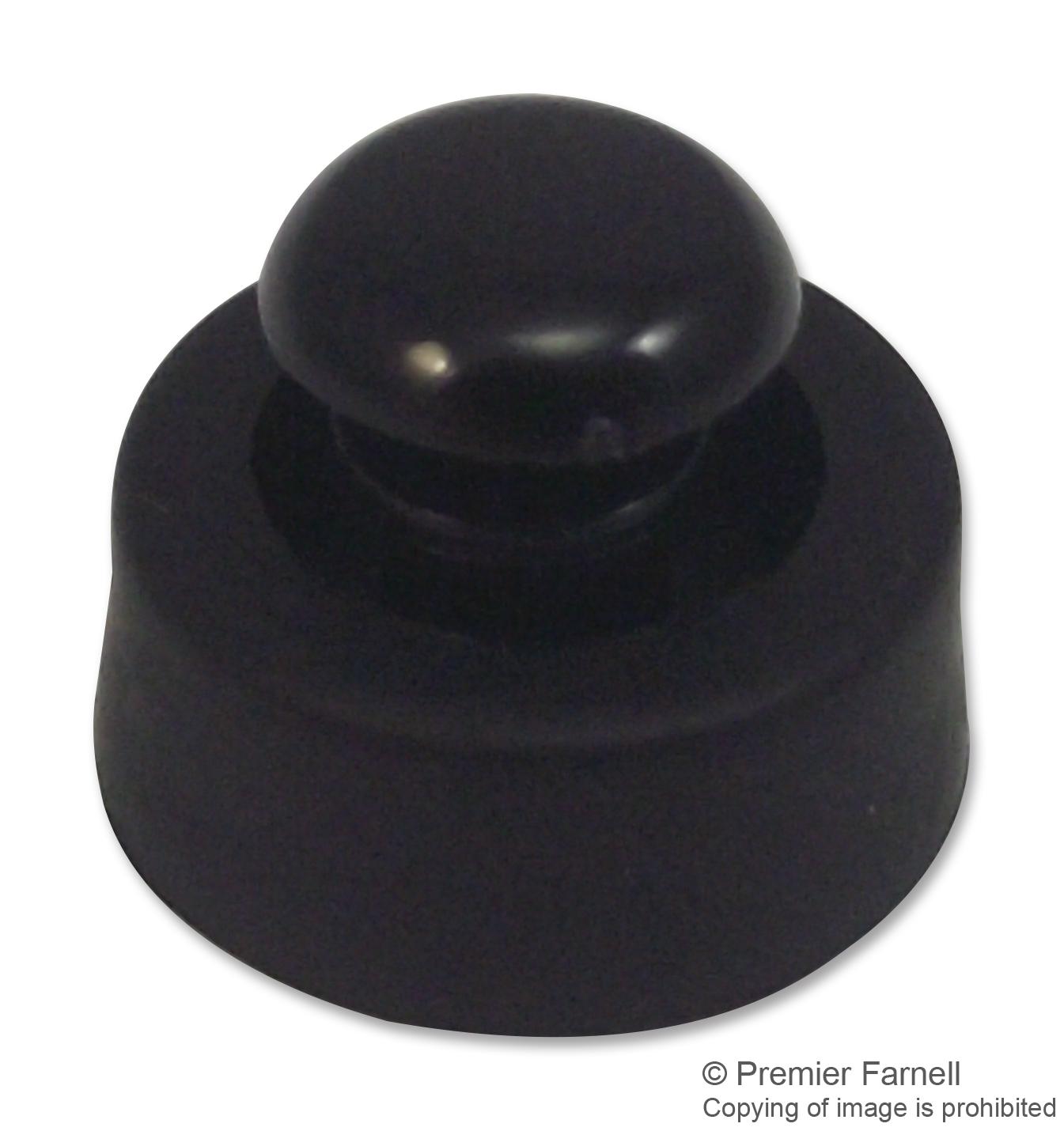 TRFF-006-P5X6.5 FEET, RIVET, THERMOPLAST, BLACK, 6MM TR FASTENINGS