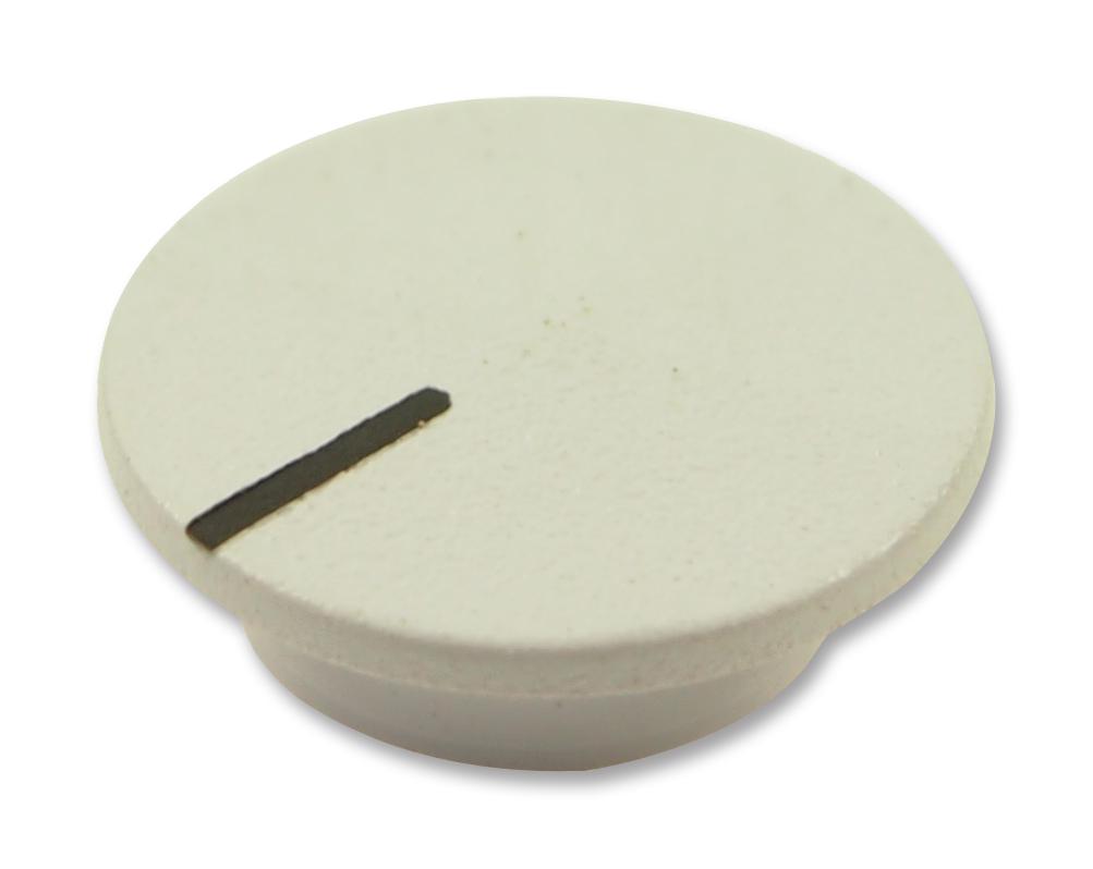 MPCL1766 CAP W/MARKER LINE, KNOB, K21, WHITE MULTICOMP PRO