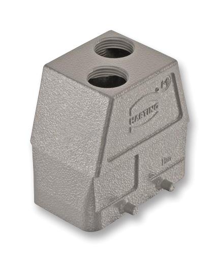 19 30 010 0465 HOOD, 10B, TOP ENTRY, ALUMINIUM HARTING