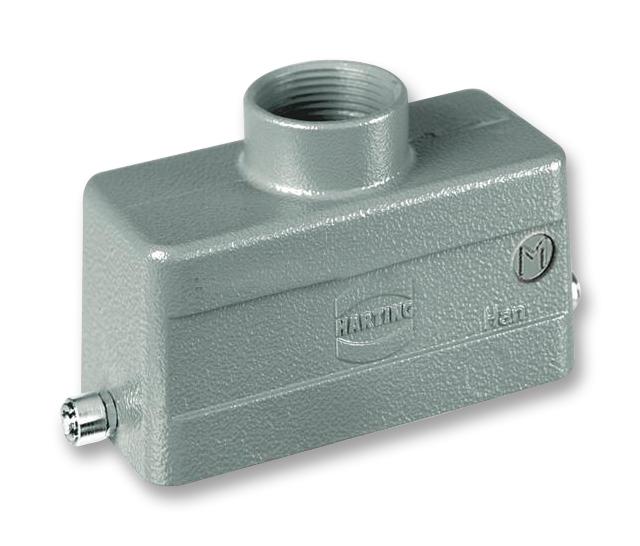 19 30 010 1440 HOOD, 10B, TOP ENTRY, ALUMINIUM HARTING