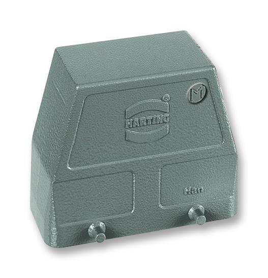 19 30 016 0528 HOOD, 16B, SIDE ENTRY, ALUMINIUM HARTING