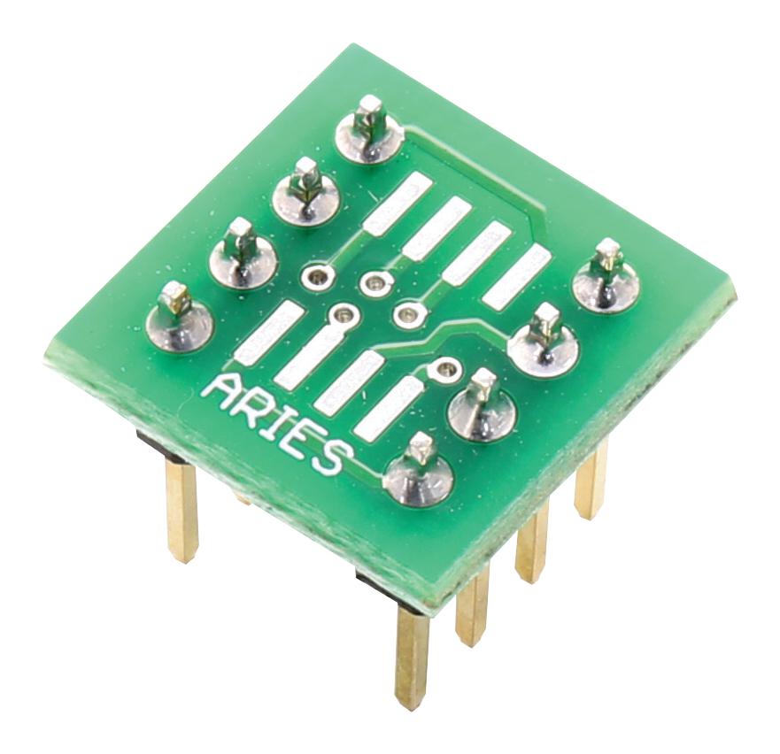 LCQT-SOIC8-8 IC ADAPTOR, 8-SOIC TO DIP, 2.54MM ARIES