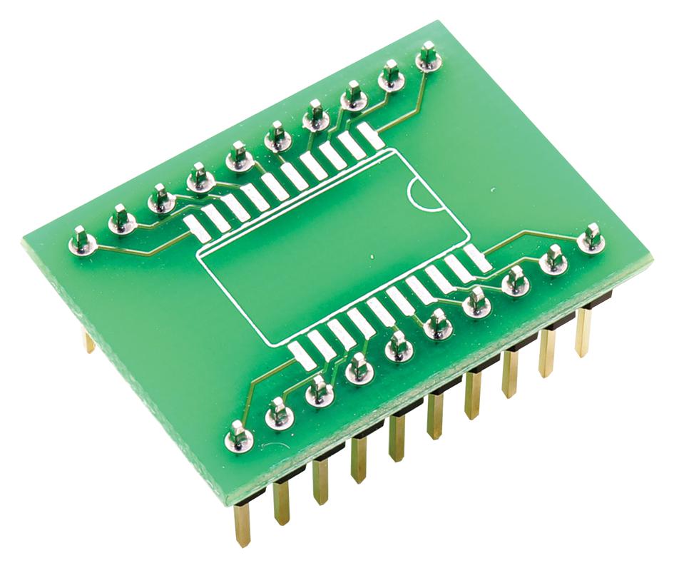 LCQT-SOIC20W IC ADAPTOR, 20-SOIC TO DIP, 2.54MM ARIES