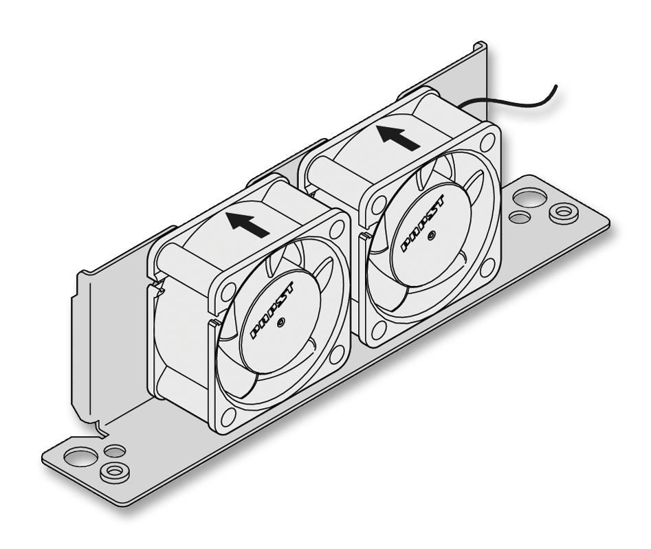 24828104 FAN WITH BRACKET, 40MM NVENT SCHROFF