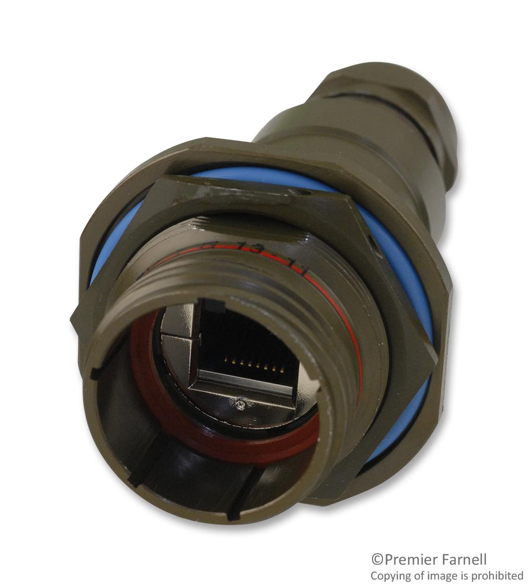 RJFTV7PEM1G ADAPTOR, RJ45 8P JACK- RJ45 8P JACK AMPHENOL SOCAPEX