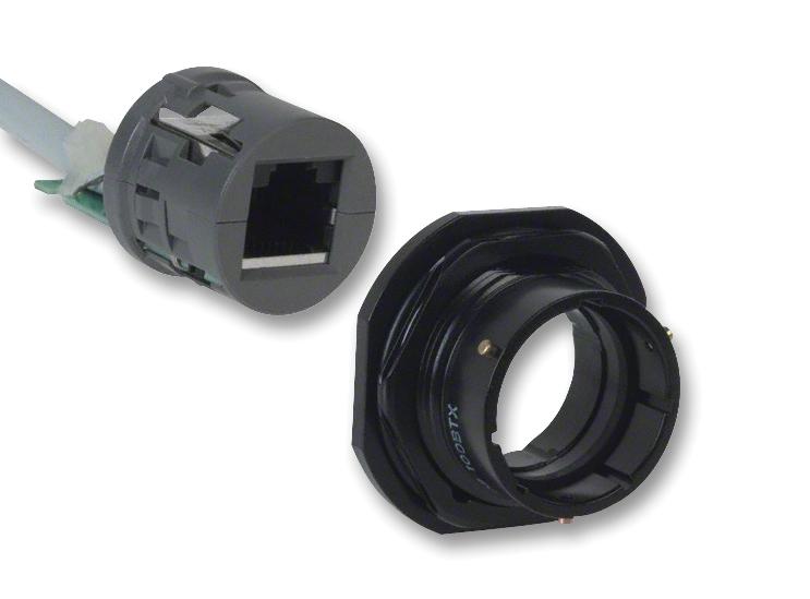 RJF67A1N INLINE ADAPTOR, RJ45, JACK, 8P8C, CAT6 AMPHENOL SOCAPEX