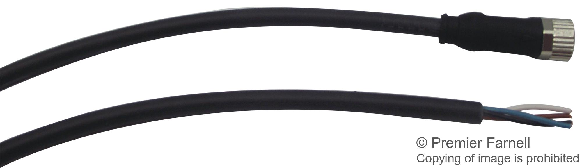 2273003-1 SENSOR CORD, 4P, M8 RCPT-FREE END, 1.5M TE CONNECTIVITY