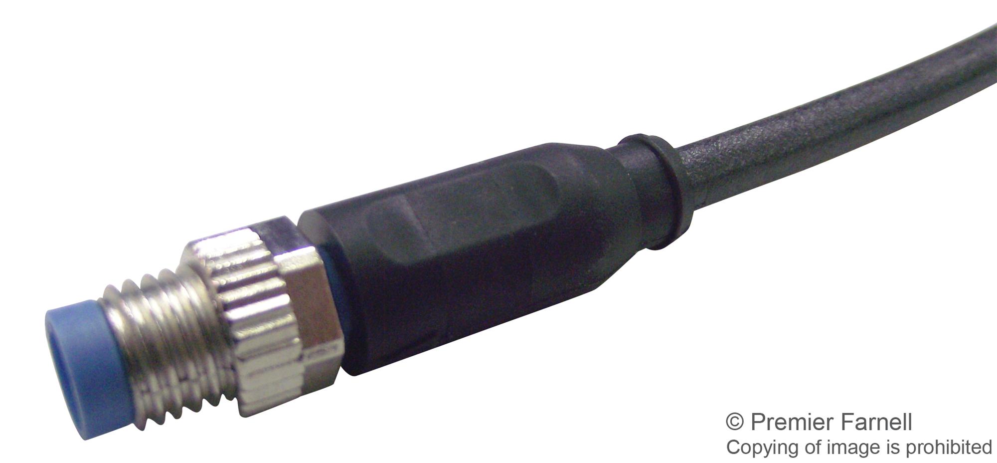 3-2273124-4 SENSOR CORD, 3P, M8 RCPT-PLUG, 1.5M TE CONNECTIVITY