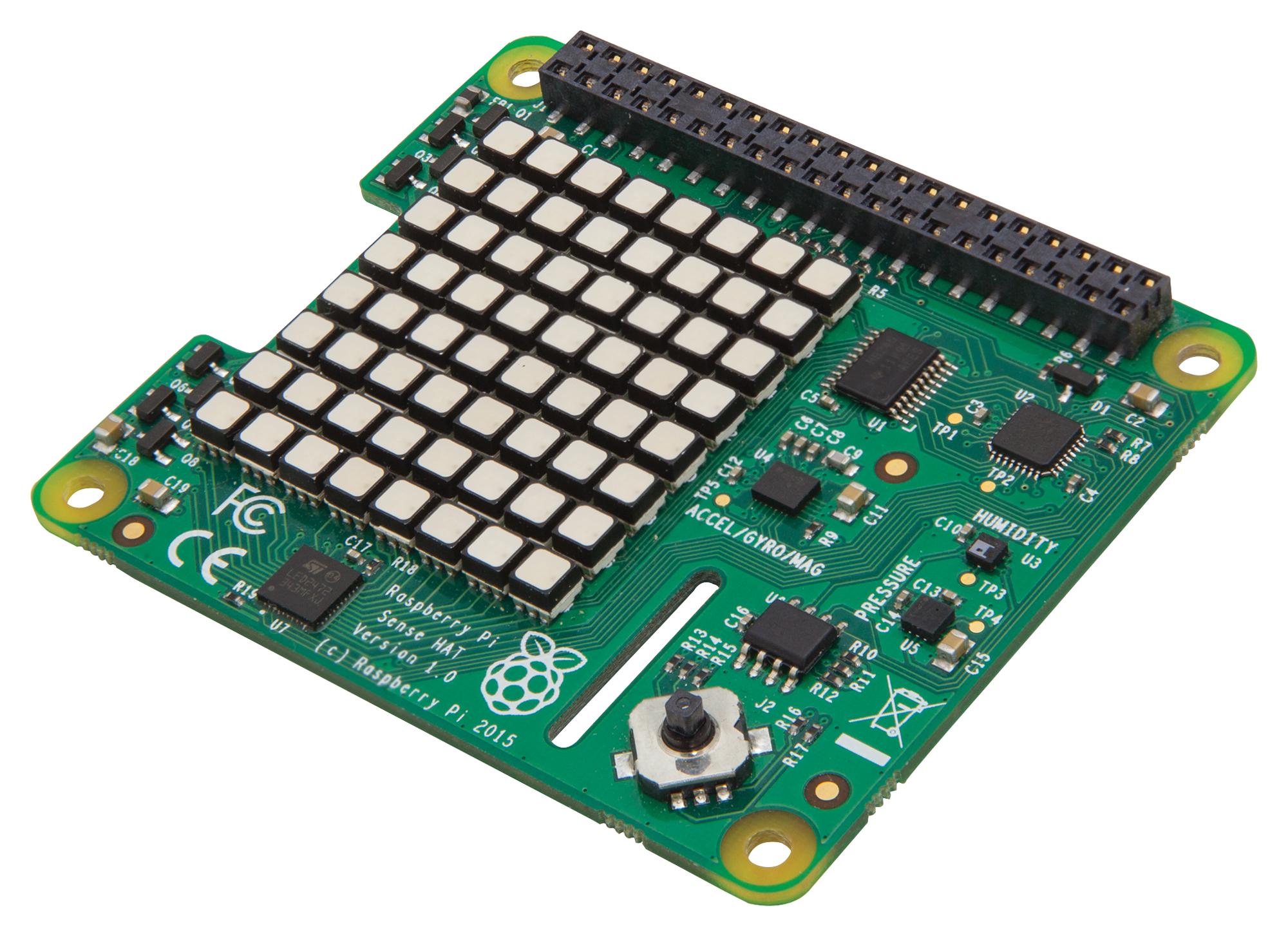 RASPBERRYPI-SENSEHAT ADD-ON BOARD, SENSE HAT FOR RASPBERRY PI RASPBERRY-PI