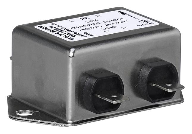 5500.2653.01 POWER LINE FILTER, 1 PHASE, 10A, 250VAC SCHURTER