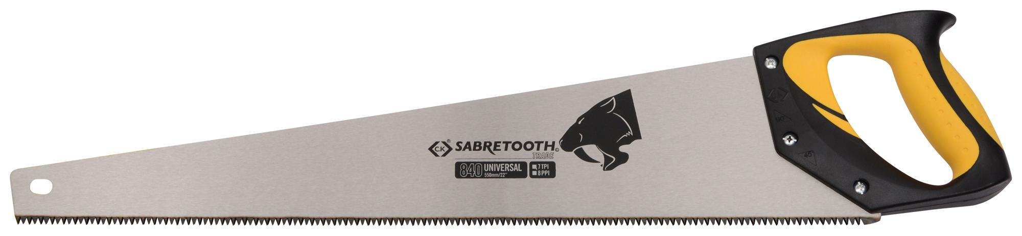 T0840 22 UNIVERSAL TRADE SAW, 22", SABRETOOTH CK TOOLS