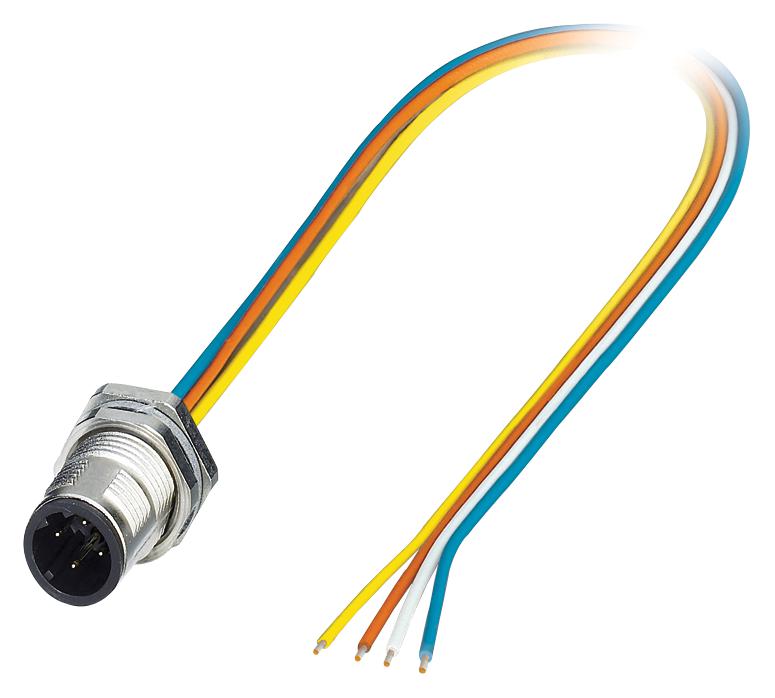 SACC-DSI-MSD-4CON-M12/0,5 SCO SENSOR CORD, 4P, M12 PLUG-FREE END, 0.5M PHOENIX CONTACT