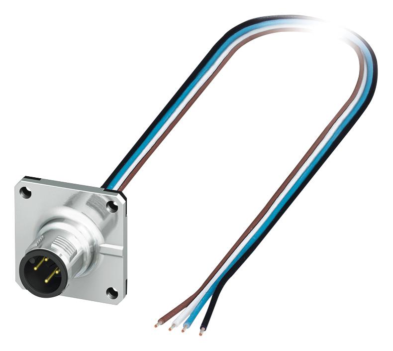 SACC-SQ-M12MS-4CON-25F/0,5 SENSOR CORD, 4P, M12 PLUG-FREE END, 0.5M PHOENIX CONTACT