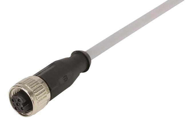 21 34 848 5484 010 SENSOR CORD, 4P, M12 PLUG-RCPT, 1M HARTING
