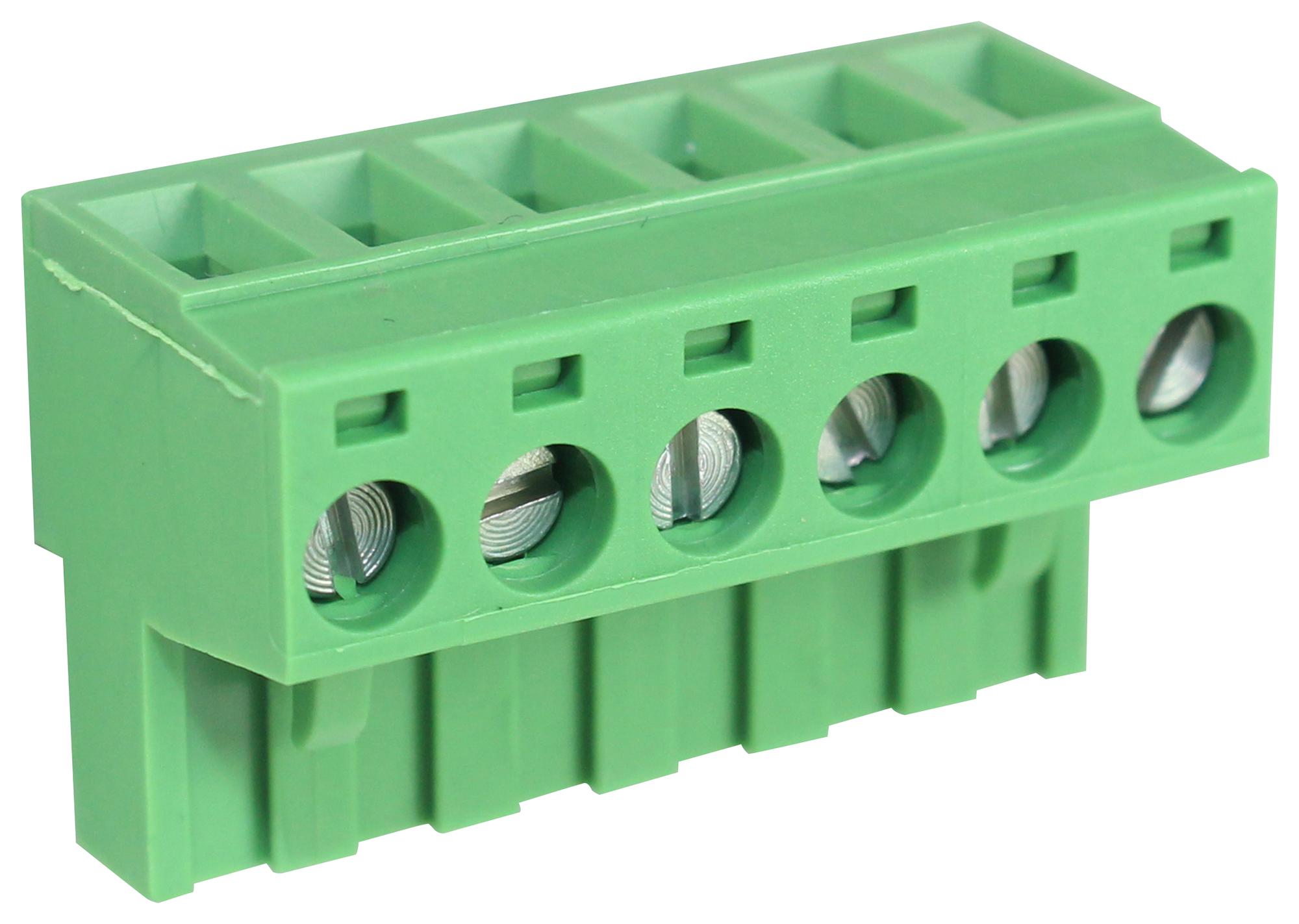 CTB9202/6 TERMINAL BLOCK, PLUGGABLE, 6POS, 12AWG CAMDENBOSS