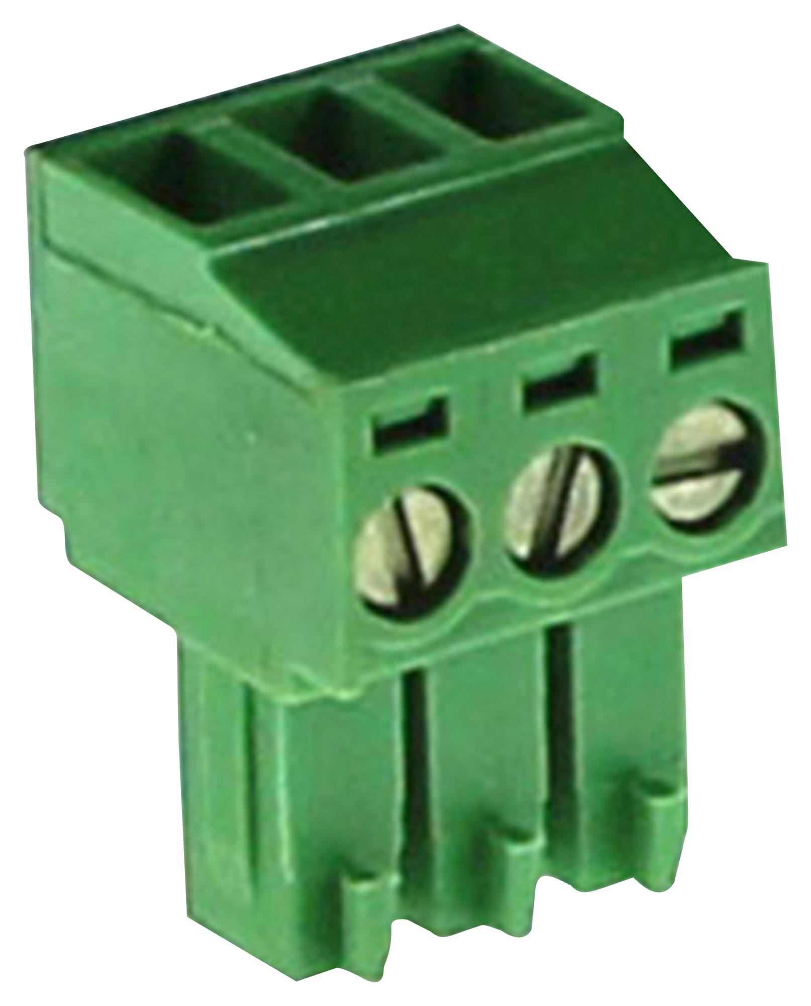 CTB922HE/3 TERMINAL BLOCK, PLUGGABLE, 3POS, 16AWG CAMDENBOSS