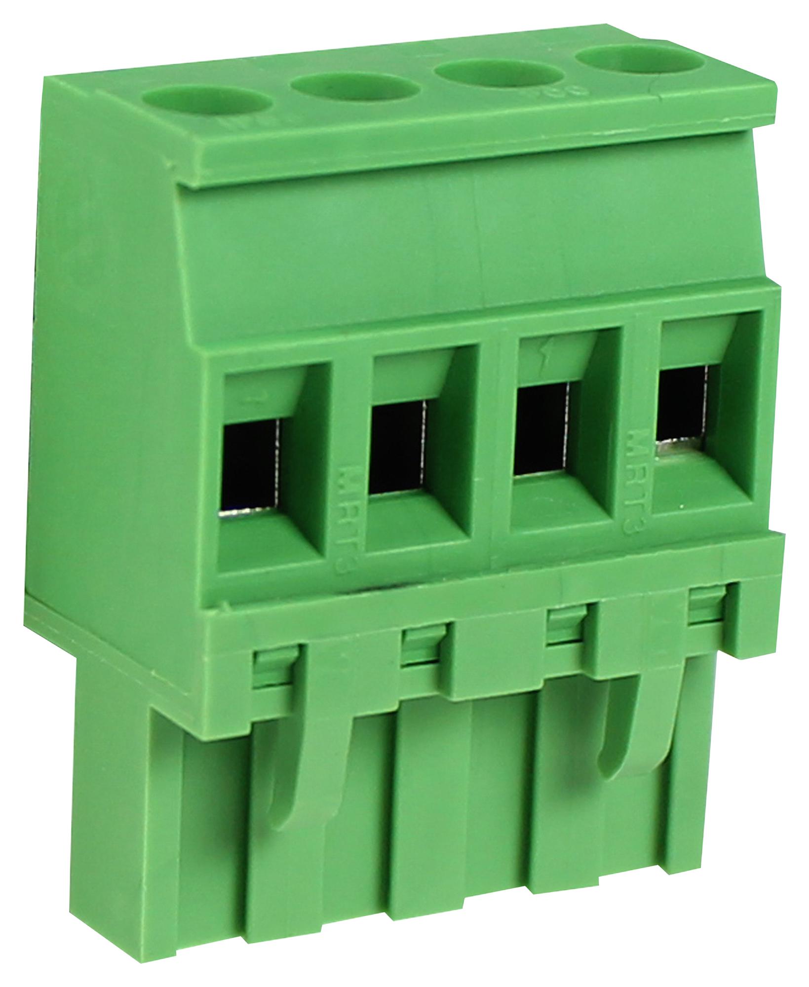 CTB922VG/4R TERMINAL BLOCK, PLUGGABLE, 4POS, 12AWG CAMDENBOSS