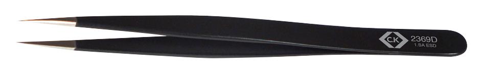 T2369D ESD TWEEZER, FINE TIP, 120MM CK TOOLS