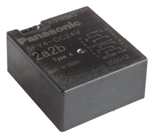 SFY3-DC24V SAFETY RELAY, 3PST-NO, SPST-NC, 250V, 6A PANASONIC
