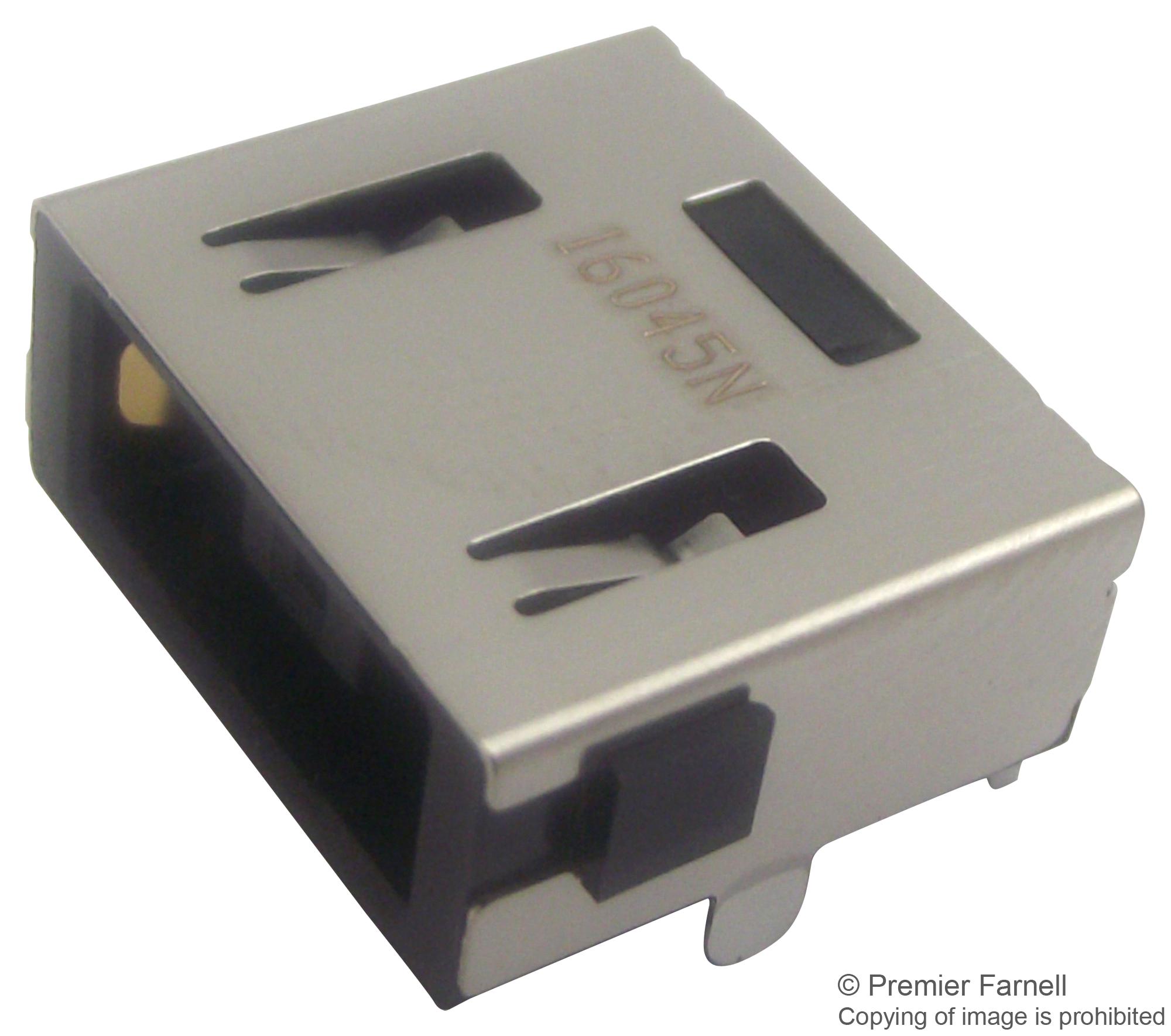 1-2129458-2 DC POWER JACK, 10.7A, 25VDC, BLACK TE CONNECTIVITY