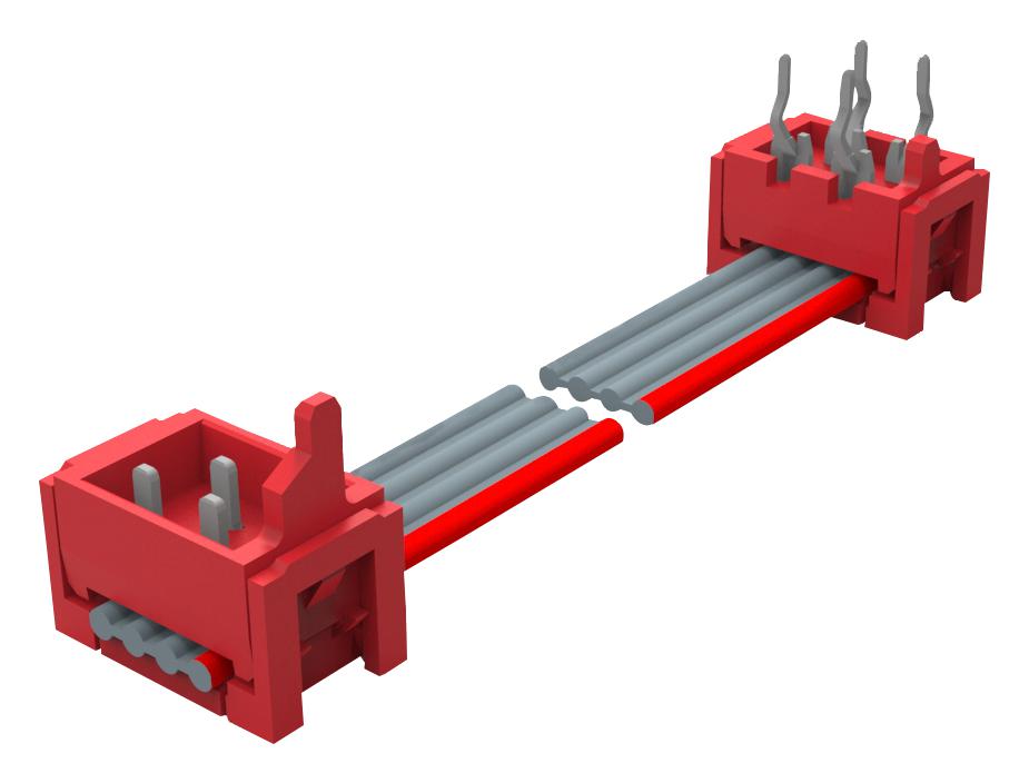 2205069-1 RIBBON CABLE, MOW PLUG-PB, 6POS, 70MM TE CONNECTIVITY