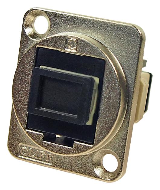 CP30216M SC SIMPLEX MM ADAPTER, CSK HOLE, BLACK CLIFF ELECTRONIC COMPONENTS