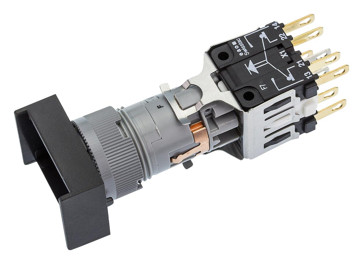 902F.000-00+200-6000-00 PB SWITCH, 55MM, 2NC/2NO, 250VAC, 5A EAO