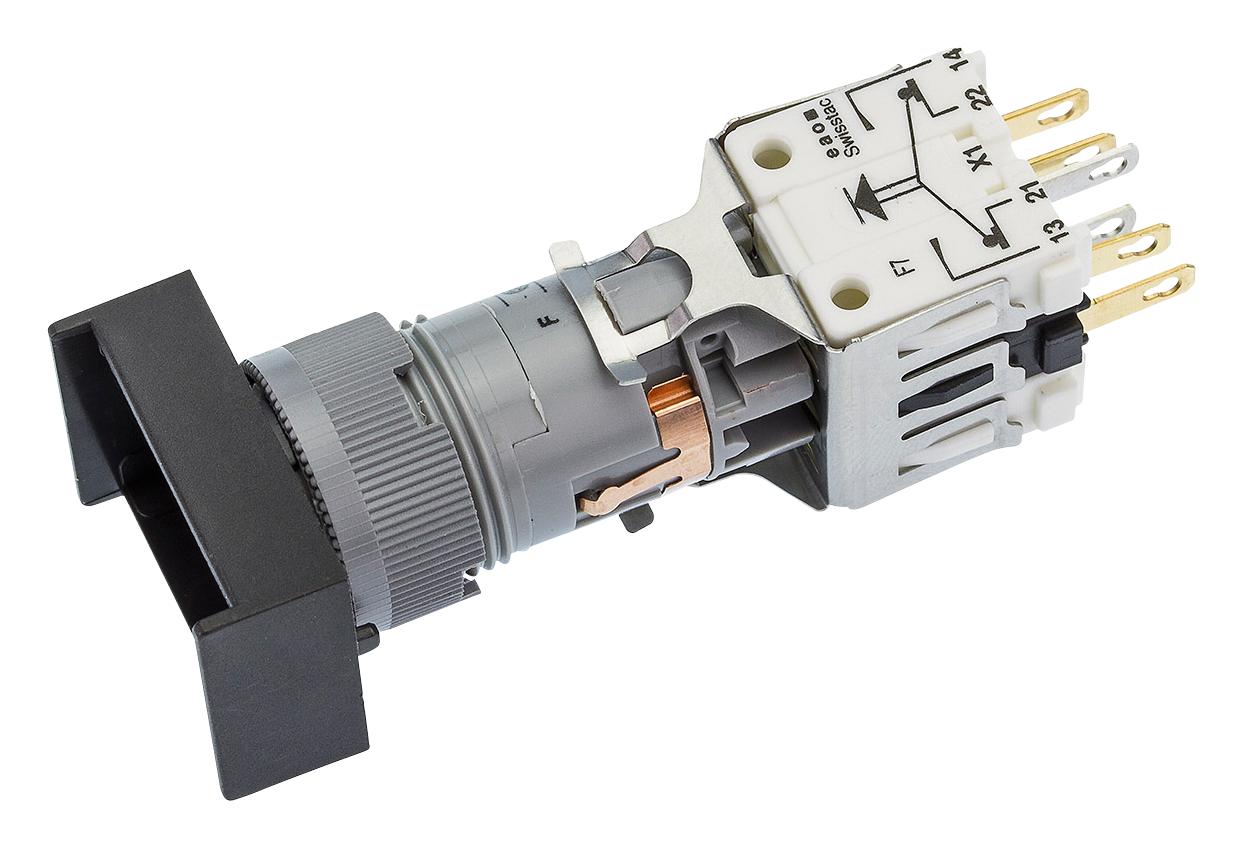 901F.000-00+200-6000-00 PB SWITCH, 55MM, 1NC/1NO, 250VAC, 5A EAO