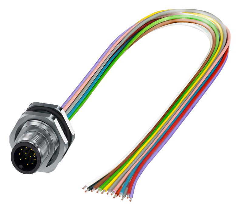 1411596 SENSOR CORD, 12P, PLUG-FREE END, 0.5M PHOENIX CONTACT