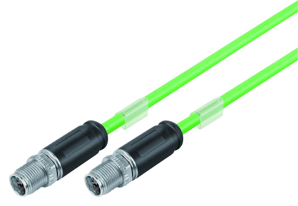 79-9722-020-08 SENSOR CORD, 8P, M12 PLUG-PLUG, 2M BINDER