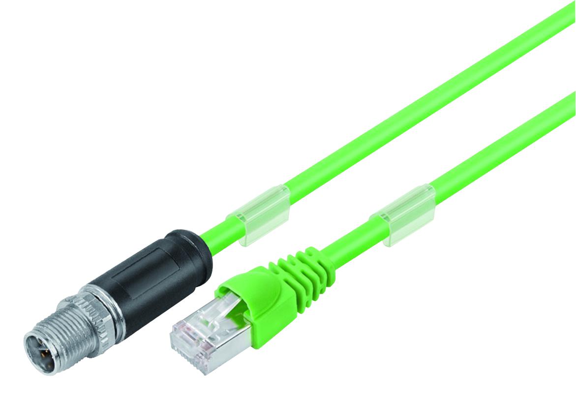 79-9723-020-08 SENSOR CORD, 8P, M12 PLUG-RJ45 PLUG, 2M BINDER