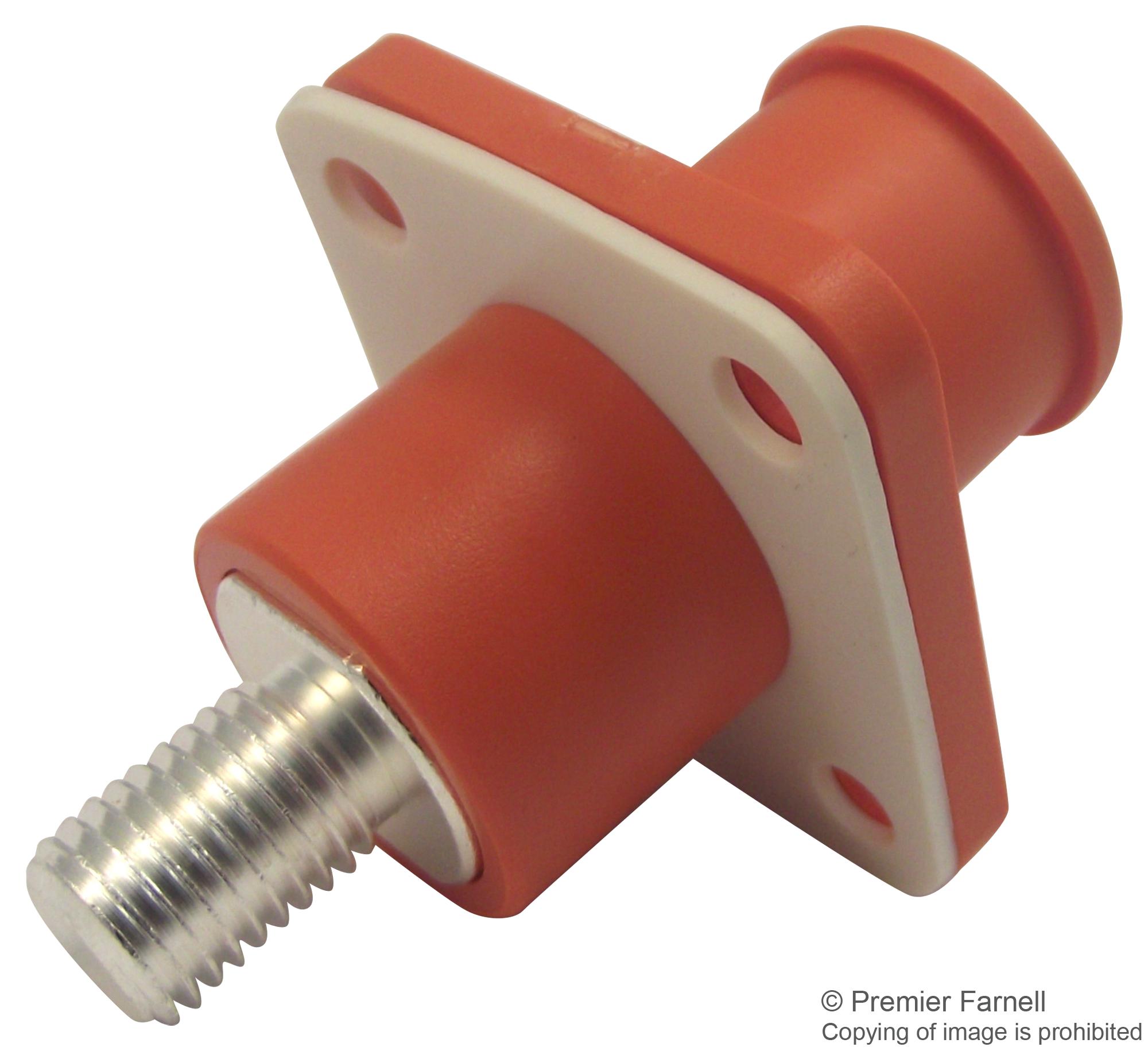 SLP-R-B-T-P-S-O POWER ENTRY, RCPT, 1KV, ORANGE AMPHENOL INDUSTRIAL
