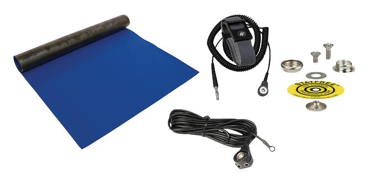 MC35759 ESD MAT & WRIST STRAP GROUNDING KIT DURATOOL