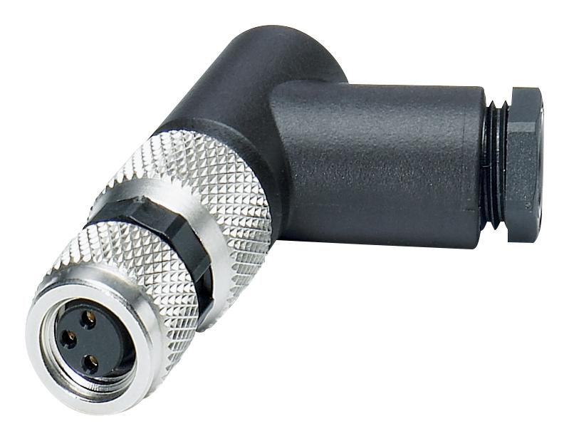 1407582 SENSOR CONNECTOR, M8, RCPT, 3POS PHOENIX CONTACT