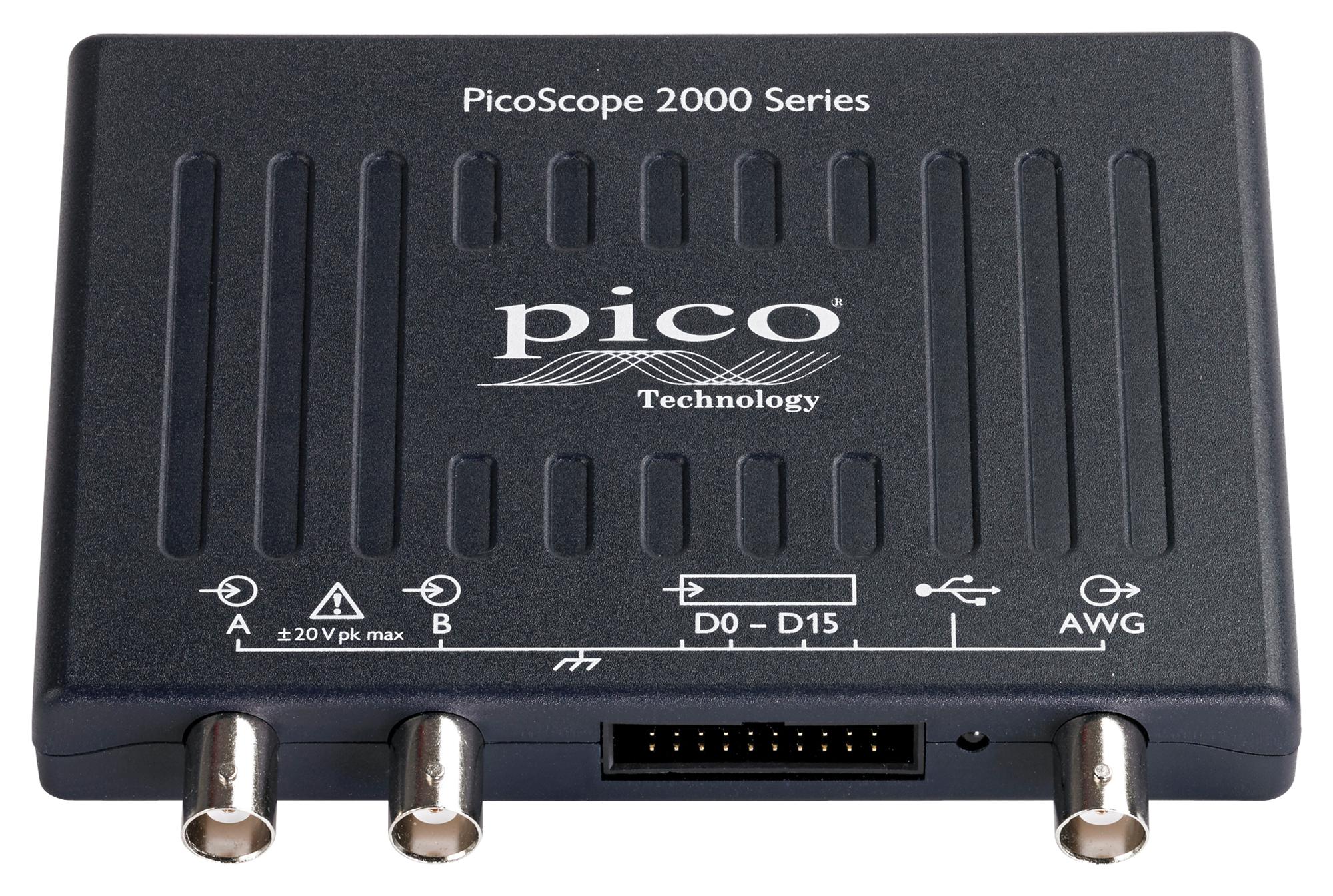 PICOSCOPE 2205A MSO OSCILLOSCOPE, 2 / 16-CH, 25MHZ, 200MSPS PICO TECHNOLOGY