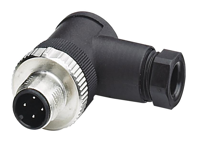 1542981 SENSOR CONNECTOR, M12, PLUG, 4POS PHOENIX CONTACT