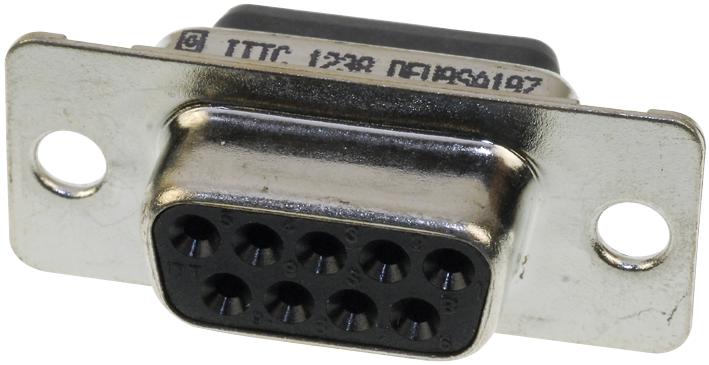 DEU9SA197F0 D SUB HOUSING, DE, STEEL ITT CANNON