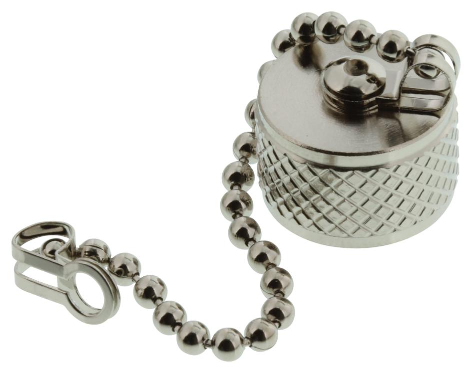 202102 DUST CAP W/ CHAIN, RF COAX N JACK AMPHENOL RF