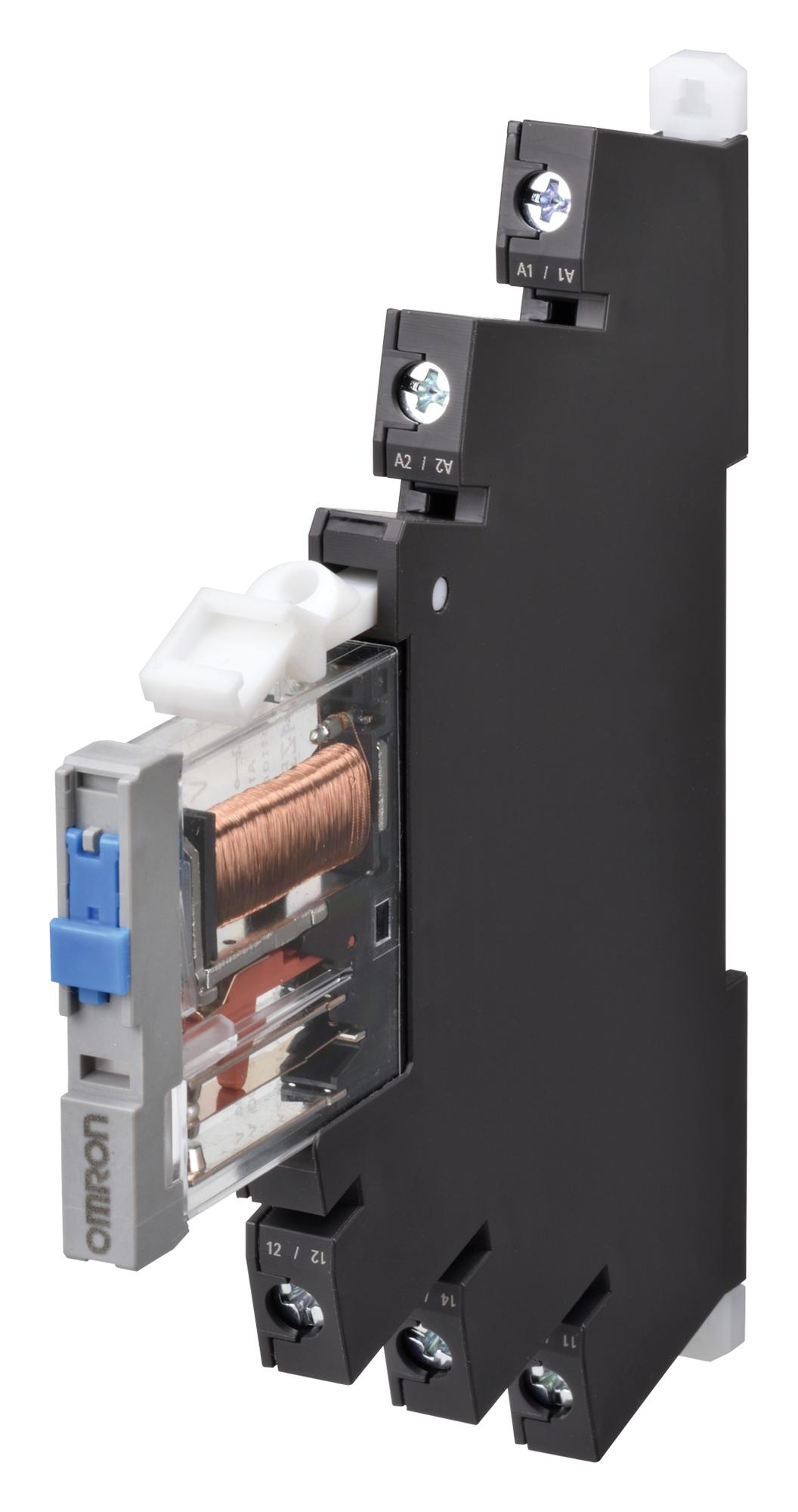 G2RV-SR701  DC24 POWER RELAY, 24VDC, 6A, SPDT, DIN RAIL OMRON