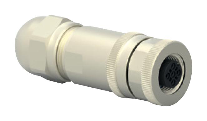 T4110011051-000 SENSOR CONNECTOR, M12, RCPT, 5POS TE CONNECTIVITY