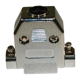 977-009-020R121 D SUB BACK SHELL, 180DEG, SIZE DE, ABS NORCOMP