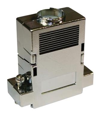 956-025-010R031 D SUB BACK SHELL, 180DEG, SIZE DB, ABS NORCOMP