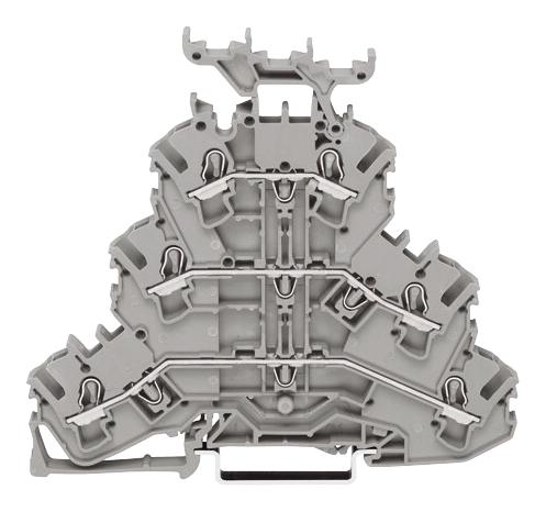 2002-3231 TERMINAL BLOCK, DIN RAIL, 6POS, 22-12AWG WAGO