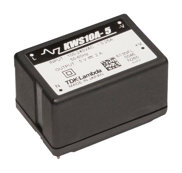 KWS-10A-15 POWER SUPPLY, AC-DC, 15V, 0.7A TDK-LAMBDA