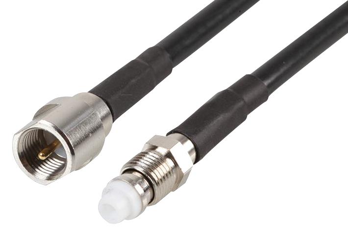 ASME1000F058L13 RF CABLE ASSEMBLY, FME PLUG-FME SKT, 10M SIRETTA