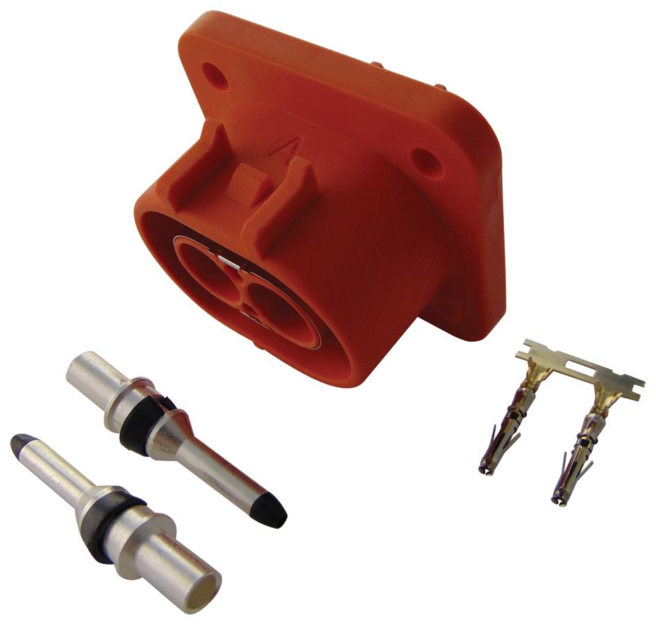 ELR2A2 POWER CONNECTOR, RCPT, 2POS, 11.1MM AMPHENOL INDUSTRIAL