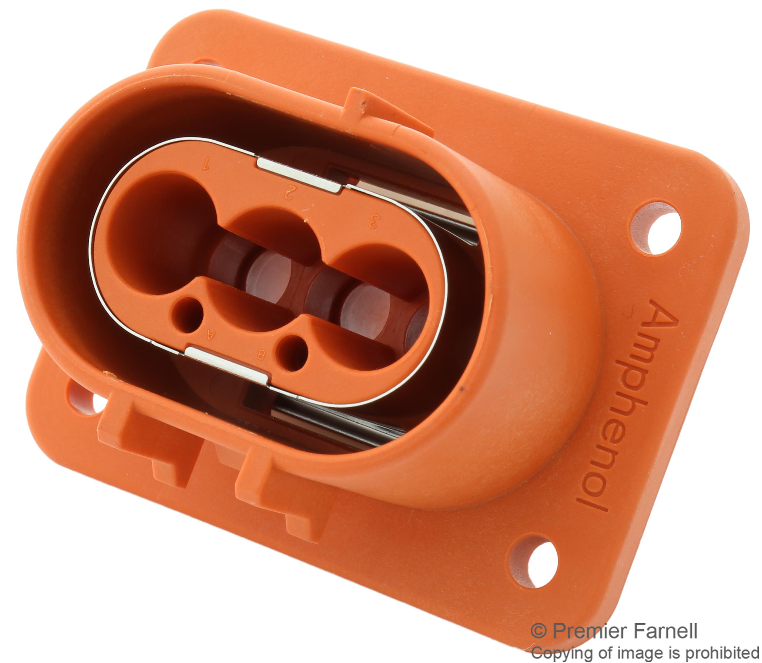 ELR3Y2 POWER CONNECTOR, RCPT, 3POS, 11.1MM AMPHENOL INDUSTRIAL