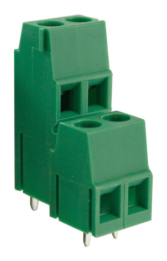 CTBPDDVG/2 TB, WIRE TO BRD, DBL DECK, 4POS, 12AWG CAMDENBOSS