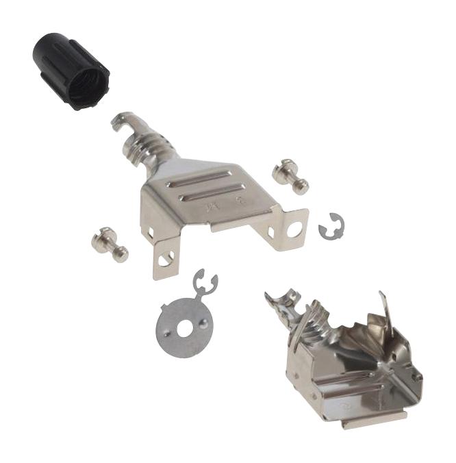 3357-9237 D SUB SHELL, EMI, 180DEG, DC, STEEL 3M